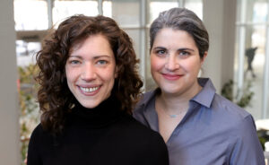 Headshots of Jessica Mozersky and Sarah Hartz