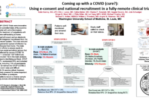 20. Coming Up with a COVID (Cure?): Using eConsent and National Recruitment in a Fully-Remote Clinical Trial