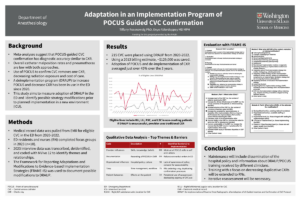 34. Adaptation in an Implementation Program of POCUS Guided CVC Confirmation