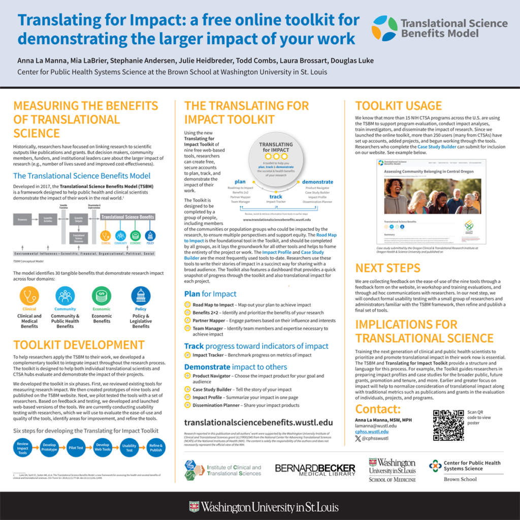 Translating for Impact: A Free Online Toolkit for Demonstrating the Larger Impact of Your Work